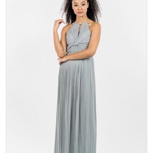 TFNC Sidony Sage Green Maxi dress